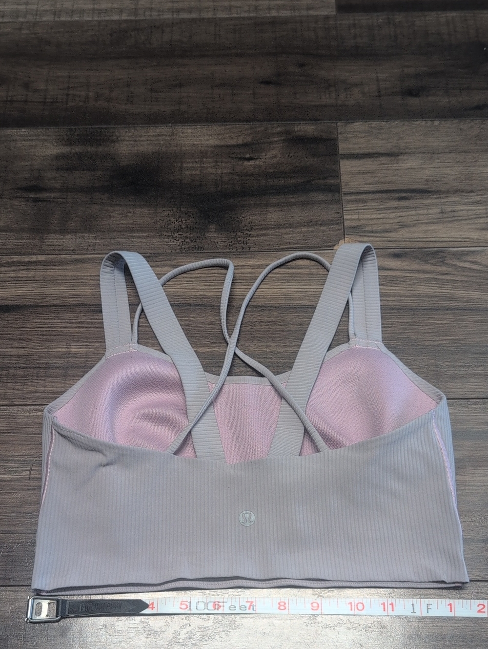 Lululemon Ribbed Backed-Twist Yoga Bra